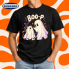 Funny Halloween Boo-P Ghost Cat Nose Boop T-Shirt