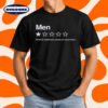 Funny Men One Star Review T-Shirt
