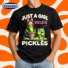 Just A Girl Who Loves Pickles Funny Food T-Shirt
