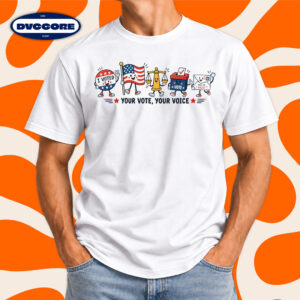 Your Vote Your Voice Election Day T-Shirt